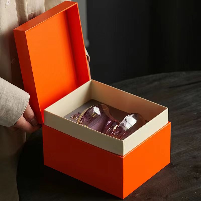 【汀和大福】瓘玉金箔高檔玻璃三才蓋碗 【汀和大福】瓘玉金箔高檔玻璃三才蓋碗