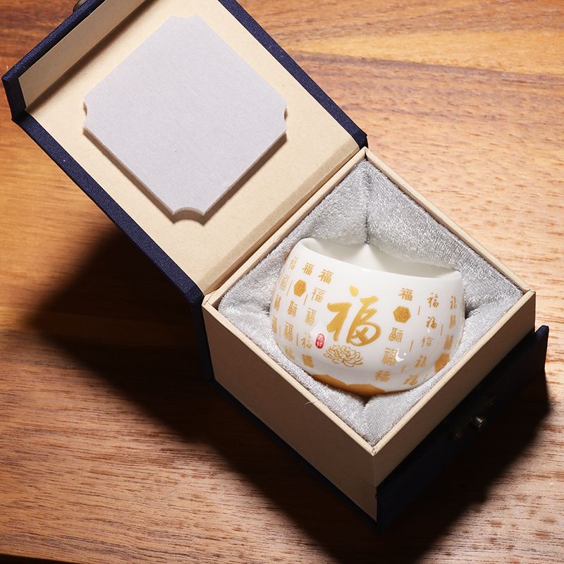 【汀和大福】瓷都德化白瓷羊脂玉瓷心經杯,活動限購48組