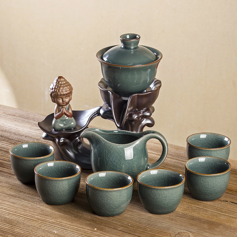 【描金奇蘭】新款自動茶具來襲,超級方便!這樣的茶具也太美了! #茶 #茶具