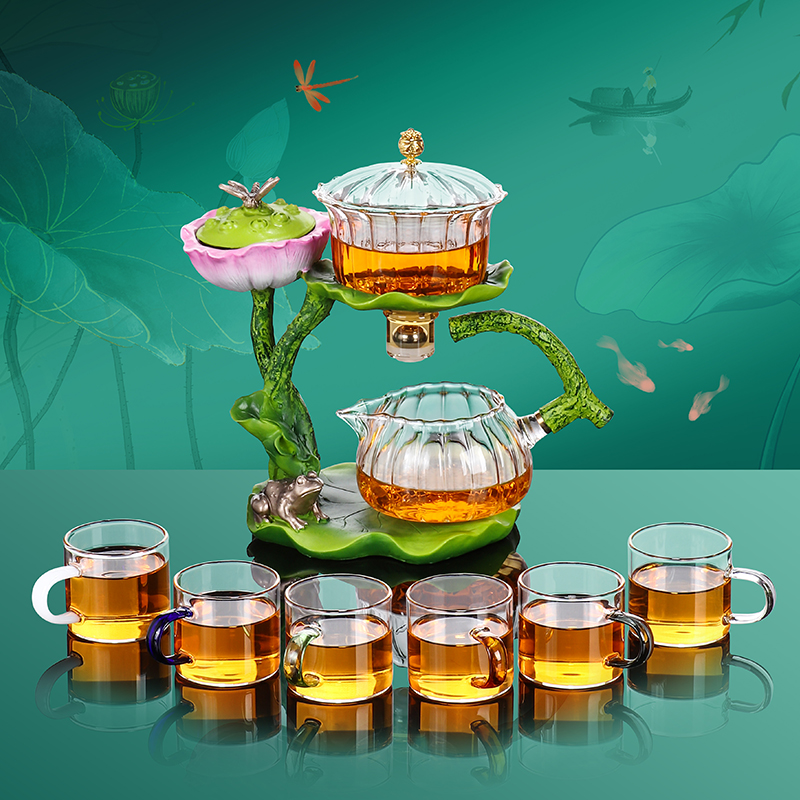 【汀和大福】荷荷美美2023新款自動茶具! 【汀和大福】荷荷美美2023新款自動茶具!