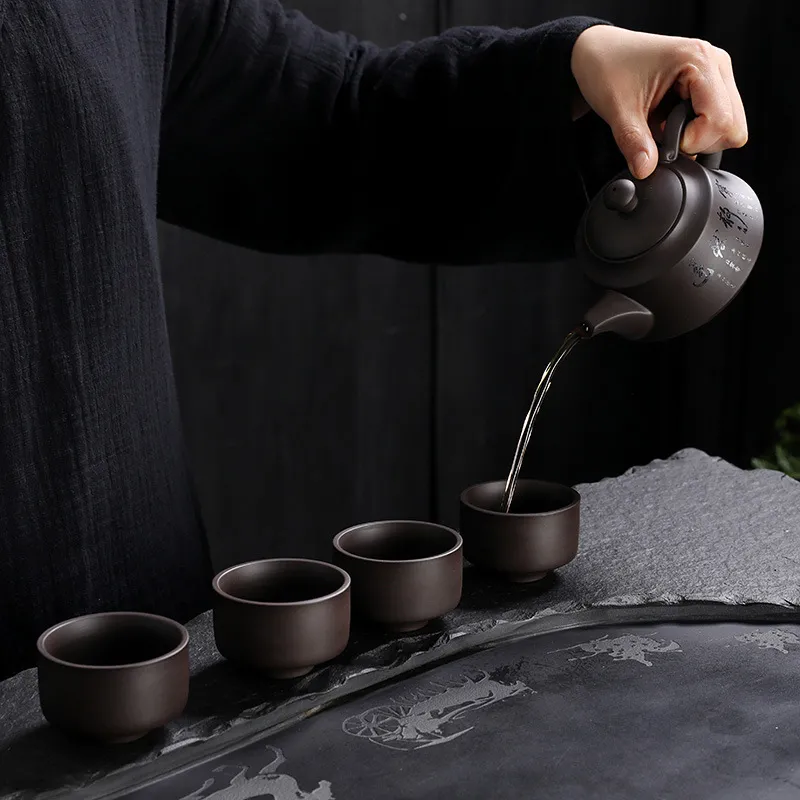 【汀和大福】【國家非物質文化遺產】新春品茶||純手工茶壺紫砂茶具套裝 【汀和大福】【國家非物質文化遺產】新春品茶||純手工茶壺紫砂茶具套裝